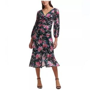 Floral Long Sleeve Dress